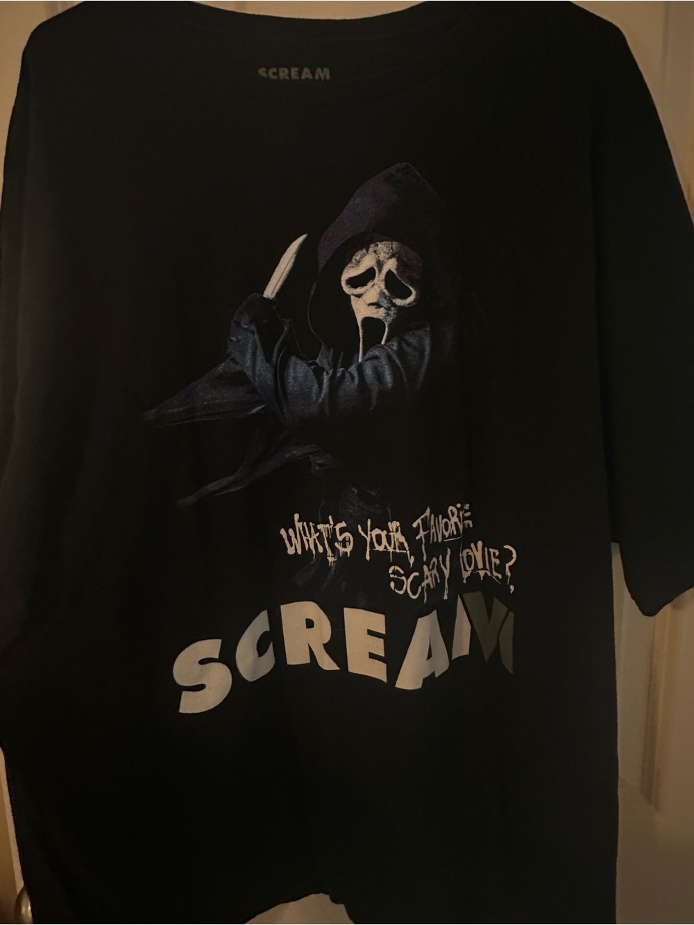 Scream Black Short Sleeve Graphic Tee